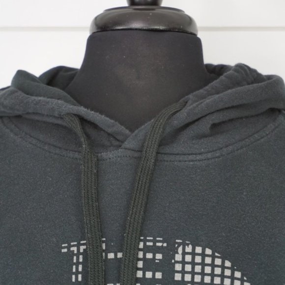 THE NORTH FACE Mens XXL BLACK PULLOVER HOODIE 3M REFLECTIVE PRINT LOGO GRAPHIC - Picture 6 of 12